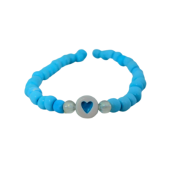 Alternative view of Pulseira MIssangas Coração Azul